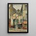 rue Mouffetard - Georges-Henri Manesse — gerahmtes Bild an der Wand