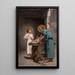 Saint Joseph Schutzpatron der Kindheit Jesu - Georges Becker — gerahmtes Bild an der Wand
