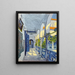 Galerie eines marokkanischen Riads - Georges Gaudion — gerahmtes Bild an der Wand