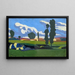 Landschaft aus Pappeln - Georges Gaudion — gerahmtes Bild an der Wand