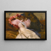 Frau liegend - Georges Jules Victor Clairin — gerahmtes Bild an der Wand