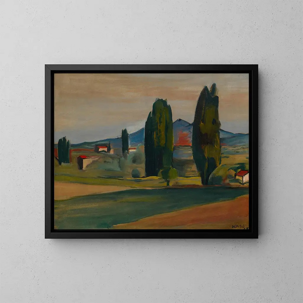 in der Nähe von Vaison, Vaucluse - Georges Kars — gerahmtes Bild an der Wand