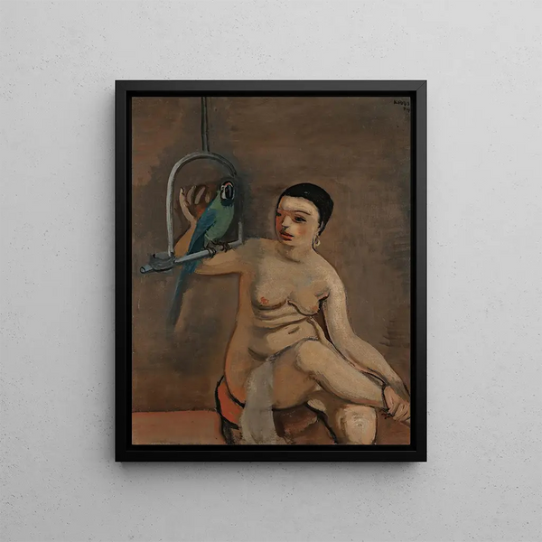 Georges Kars - Woman With Parrot.webp