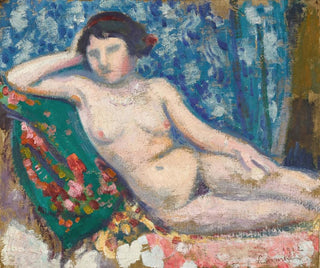 Das Modell - Georges Lemmen — Ansicht des Kunstwerks