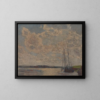 Georges Lon Ernest Buysse - Gezicht op de Schelde.webp