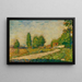 Am Dorfrand - Georges Seurat — gerahmtes Bild an der Wand