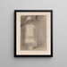 Kinder-Gemälde in Weiß - Georges Seurat — gerahmtes Bild an der Wand