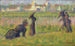 Figuren in einer Landschaft - Georges Seurat — Ansicht des Kunstwerks