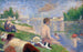 Endstudie für Die Badenden in Asnières - Georges Seurat — Ansicht des Kunstwerks