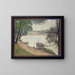 Zeit grau an der Grande Jatte - Georges Seurat — gerahmtes Bild an der Wand