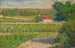 Die Haus mit rotem Dach - Georges Seurat — Ansicht des Kunstwerks