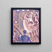 Le Chahut - Georges Seurat — gerahmtes Bild an der Wand