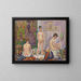 Les poseuses ensemble - Georges Seurat — gerahmtes Bild an der Wand