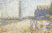 L'Hospice et le Phare de Honfleur - Georges Seurat — Ansicht des Kunstwerks