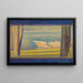 Bateaux amarrés et arbres - Georges Seurat — gerahmtes Bild an der Wand