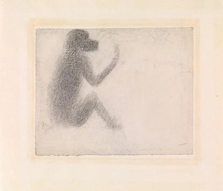 Georges Seurat - Seated Monkey.webp