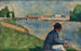 Studie für Die Badenden in Asnières - Georges Seurat — Ansicht des Kunstwerks