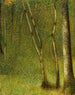 La Forêt de Pontaubert - Georges Seurat — Ansicht des Kunstwerks