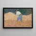 Der Steinhauer - Georges Seurat — gerahmtes Bild an der Wand