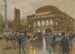 Theater des Châtelet und Tour Saint-Jacques Paris - Georges Stein — Ansicht des Kunstwerks