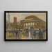Theater des Châtelet und Tour Saint-Jacques Paris - Georges Stein — gerahmtes Bild an der Wand