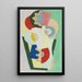 Blumenstrauß - Georges Valmier — gerahmtes Bild an der Wand