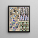 Collection Décors und Farben Pl05 - Georges Valmier — gerahmtes Bild an der Wand