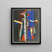 Collection décors et couleurs Pl13 - Georges Valmier — gerahmtes Bild an der Wand