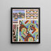 Collection Dekore und Farben Pl20 - Georges Valmier — gerahmtes Bild an der Wand