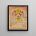 Jumping Jack - Georges Valmier — gerahmtes Bild an der Wand