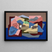 Die Rinder in den Bergen - Georges Valmier — gerahmtes Bild an der Wand