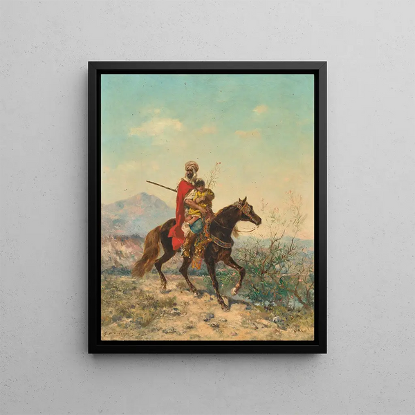 Georges Washington - Cavalier arabe avec un enfant.webp
