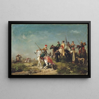 Georges Washington - Emir Abdelkader Leading His Troops.webp