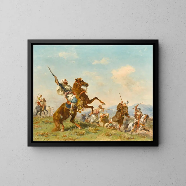 L'Ambuscade - Georges Washington — gerahmtes Bild an der Wand