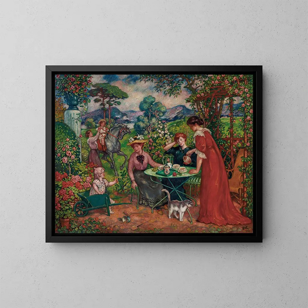 La paisible journée - Georges d'Espagnat — gerahmtes Bild an der Wand