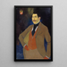 Portrait de Paul Adam - Georges de Feure — gerahmtes Bild an der Wand