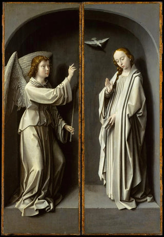 Gerard David - Archangel Gabriel The Virgin Annunciate.webp