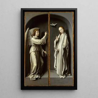 Gerard David - Archangel Gabriel The Virgin Annunciate.webp