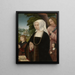 Portrait von Livina van Steelant - Gerard Horenbout — gerahmtes Bild an der Wand