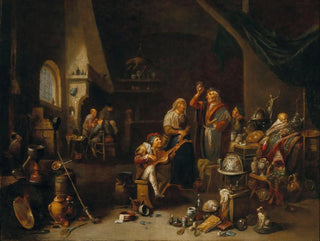 Ein Studio des Scharlatans - Gerard Thomas — Ansicht des Kunstwerks