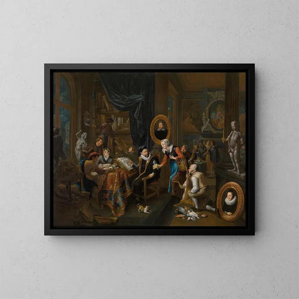 Der Sammler - Gerard Thomas — gerahmtes Bild an der Wand
