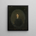 Portrait eines Mannes - Gerard ter Borch — gerahmtes Bild an der Wand