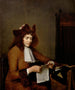 Junge Mann liest - Gerard ter Borch — Ansicht des Kunstwerks