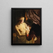 Die Flohjagd - Gerard van Honthorst — gerahmtes Bild an der Wand