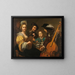 Eine Musikgesellschaft - Gerard van Kuijl — gerahmtes Bild an der Wand