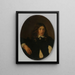 Portrait eines jungen Mannes - Gerbrand Ban — gerahmtes Bild an der Wand