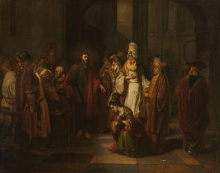 Gerbrand van den Eeckhout - Christ and the Woman in Adultery.webp