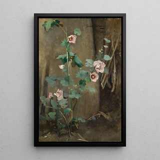 Gerda Tirn - Mallows by a Wall.webp