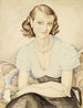 Portrait einer jungen Frau - Gerda Wegener — Ansicht des Kunstwerks