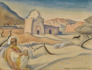 Hirten in den Bergen des Atlasgebirges - Gerda Wegener — Ansicht des Kunstwerks